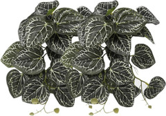 2Pack Reptile Fake Plants for Terrarium, Snake Tank Accessories, Habitat Decor A