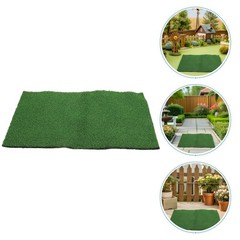 2Pcs Durable Turtle Floating Platforms with Simulation Grass Turf for Aquarium