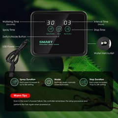 Automatic Reptile Humidifier Misting System DIY Terrarium Frogs Snakes Lizards