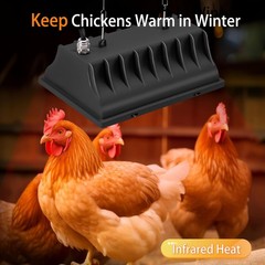 Heat Lamp Chickens 250W Chicken Heat Lamp Brooder Heater Chicks Hanging Light