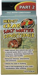 Zoo Med Labs Hermit Crab Salt Water Conditioner with Calcium 3 oz – 3 Pack