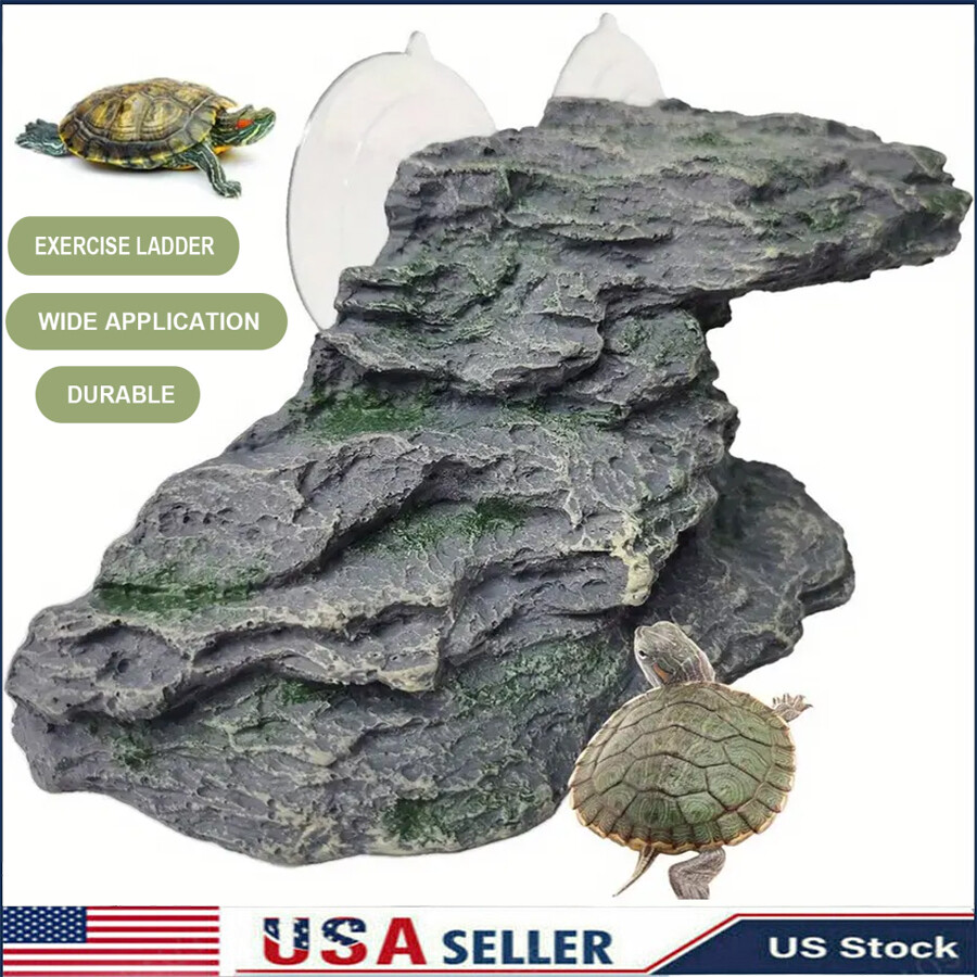 Aquarium Float Decoration Stone Aquarium Ornament for Turtles Frogs Newts