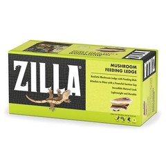Zilla 9.5 Inch Brown PET Feeder Natural Look Vertical Decor for Terrarium