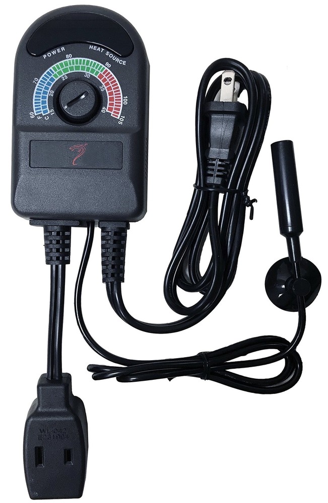 1000W Combined – Terrarium Heat & Habitat Lighting Temperature Controller for…