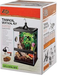 Tropical Vertical Habitat Starter Kit for Small Tree Dwelling Reptiles & Amph…