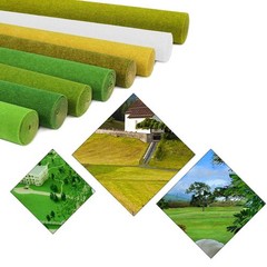 CP122 Artificial Model Grass Mat Trains Dark Green 40x100cm or 15.7‘’