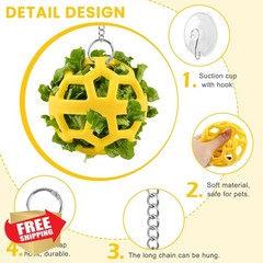 Trivolein Bearded Dragon Feeder Ball Yellow