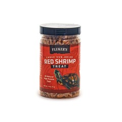 All Natural Large Sun-Dried Red Shrimp, High Protein Treats, Aquatic Turtle Food
