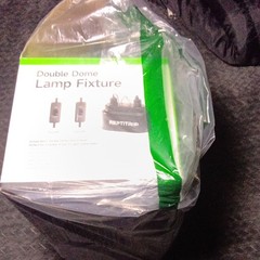 Reptitrip Double Dome Lamp Fixture Max 160W Heat & Light Emitting for Reptiles