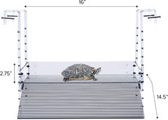Extra Large Wide Hanging Turtle Ramp – Aquatic Reptile Basking Platform