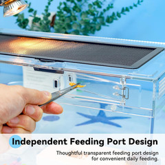 12X7X6 Turtle Tank Kit with Heating Lamp & Filter | High-Definition Kit Includes