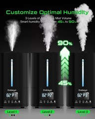 5L Reptile Fogger Humidifier w/ Remote Timer Terrarium Misting System