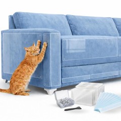 Cat Couch Protector for Cats – Complete Anti-Scratch Protection Kit with 18 C…