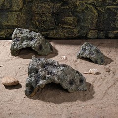 Resin Leopard Gecko Hide to Nature Reptile Rock Bearded Dragon Hideout Snake