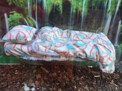 SOFT BALLS PRINTS BED SET COVERS ONLY NO FRAME BED 4 BEARDED DRAGONS