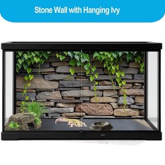 3 Pcs Reptile Tank Background, Bearded Dragon Tank Accessories, 36×18 inches …