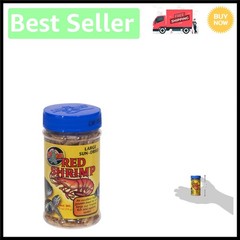 0.5 oz Sun-Dried Red Shrimp: Exceptional Food for Large Aquatic Turtles & Fish