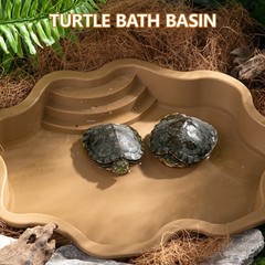 Reptiles Bathing Pool with Step Large Reptiles Bathing Pool Turtles Bathing
