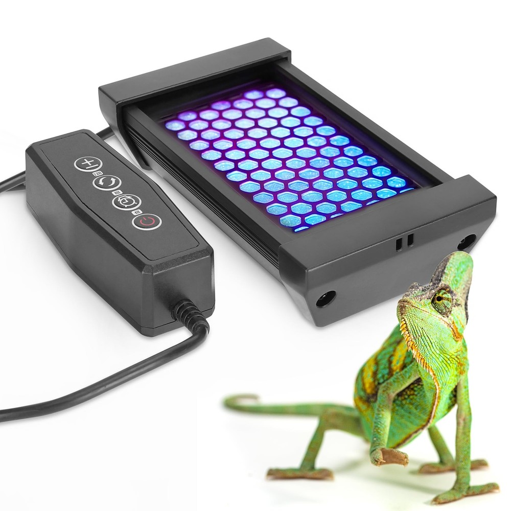 Dimmable LED Reptile UVB Lamp, 8000 Hours UVB Duration for Much Longer Lifesp…