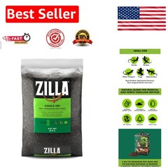 Versatile 8 Quart Reptile Bedding – Jungle Mix Ideal for Turtles, Frogs & More