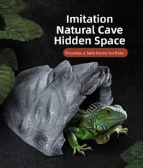 Nomoypet NS162 Rock Cave Simulation Pet Reptile Spider Turtle Sunbathing Platfor