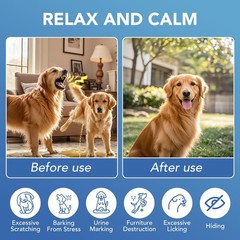 120Day Adanced Dog Calming Diffuser, Calming Pheromones Diffuser Kit Appeasin…