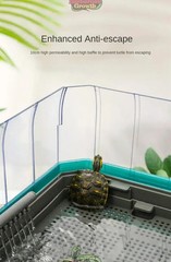 Amphibian Terrarium Tank Habitat for Pet Turtles Hermit Crabs Tortoise