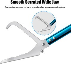 60″ Professional All-Aluminum Alloy Snake Tong Reptile Grabber Tool with Lock