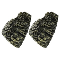 2 PCS Amphibian Habitat Reptile Basking Platform Hideout Fish Decoration