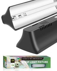 T8 Reptile Light Fixture Combo Kit 15W (New Upgrade), UVB Reptile Light Fixtu…