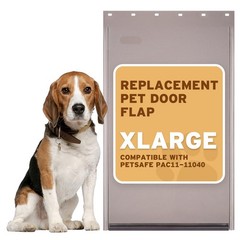 PAC11-11040 Dog Door Replacement Flap | Heavy-Duty PVC Material | 24 3/8″ x 1…