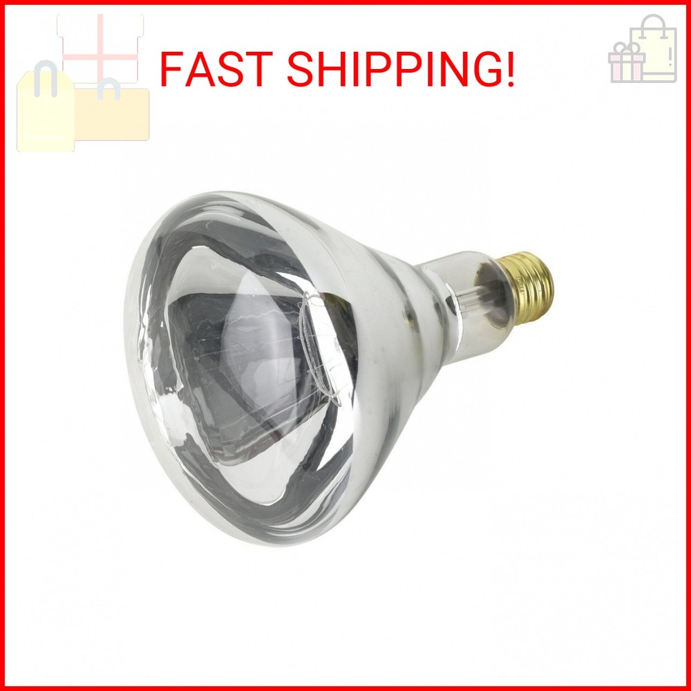 Feit Electric 250R40/1 250 Watt Clear Heat Lamp