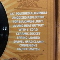 Fluker’s Repta-Deluxe Clamp Lamp with Switch for Reptiles New 8.5 Inch Clamp Lam
