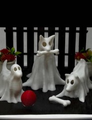Jumping Spider Enclosure Decor – 3D Printed Ghost Dogs – Customizable