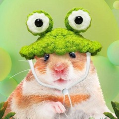 Mini Hamster Hat Cute Lizards Hat with Adjustable Strap Hamster Christmas Hat
