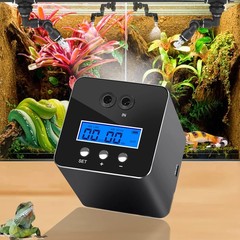 Reptile Humidifier & Mister for Tanks | 360° Adjustable Nozzles, Auto Timer, …