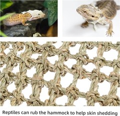 Bearded Dragon Hammock – Lounger for Lizards, Geckos, Snakes & Iguanas