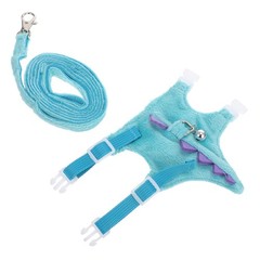 Pet Chest And Back Small Dinosaur Vest For Leash Animal Traction Rope