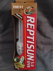 Zoo Med ReptiSun 5.0 UVB Fluorescent Lamp for TROPICAL Species – UVB & UVA – NEW