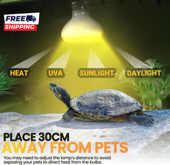 (4-Pack 100W Reptile Heat Lamp Bulbs – UVA Daylight Basking Light Bulbs