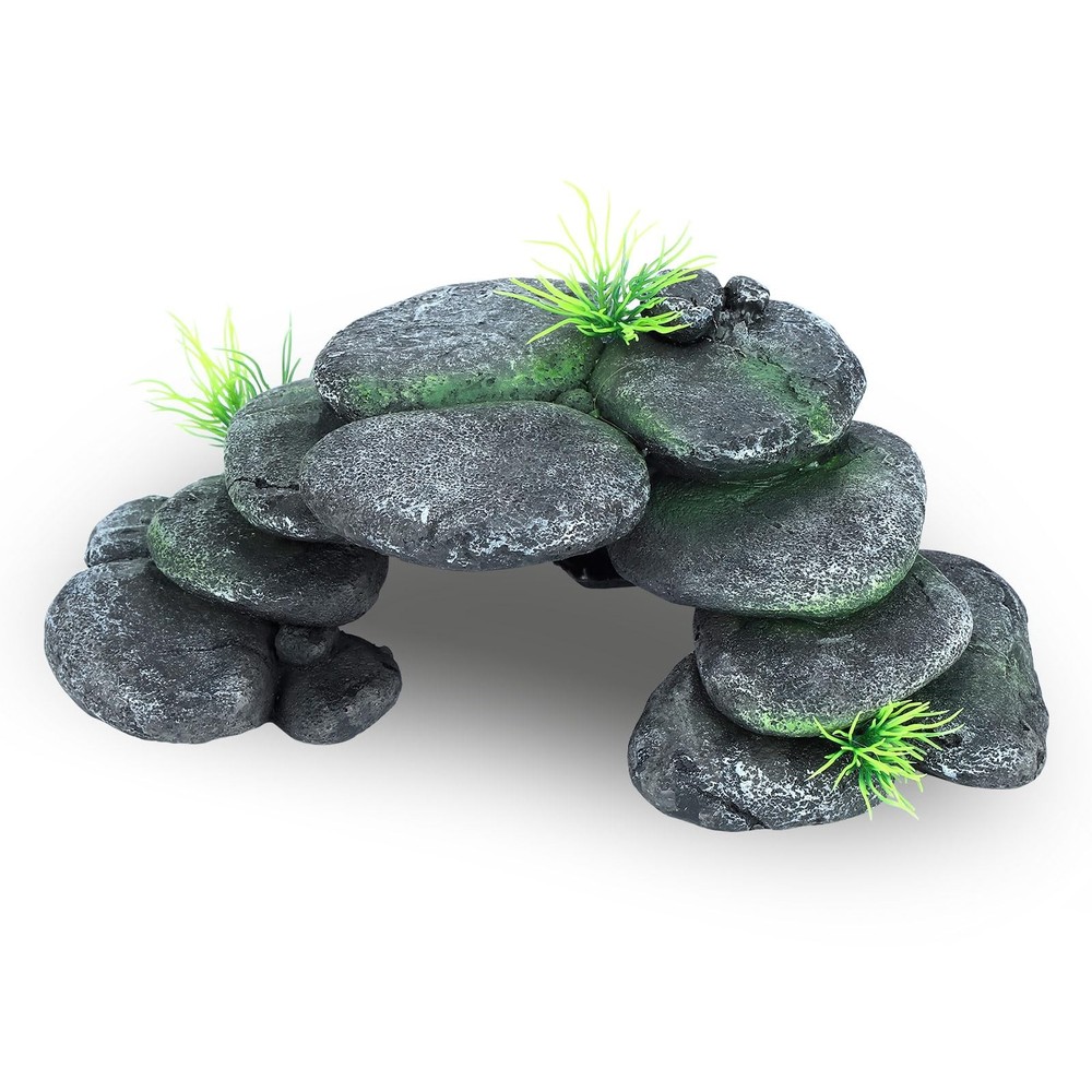 Resin Reptile Hides Pebble Shrimp Hides for Aquarium Tank Terrarium Reptile R…