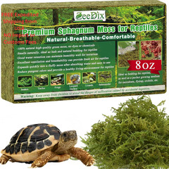 ZeeDix 8 OZ Premium Sphagnum Moss for Reptiles 8oz, 8