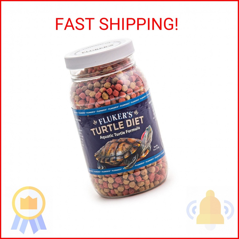 Fluker’s Aquatic Turtle Diet, Food Pellets for Turtles, 8 oz