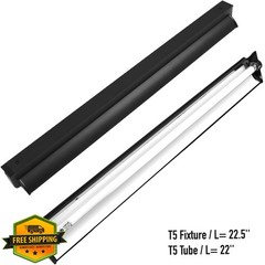 ReptiKing UVB T5 Light Fixture 24W 10.0 Tube Bearded Dragon