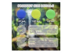 Turtle Tank Accessories Set Detachable Shell Cleaning Brush & 3 Floating Balls