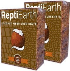 ReptiEarth Reptile Bedding Fluffy Coconut Fiber Substrate 36 Quart Organic Coco