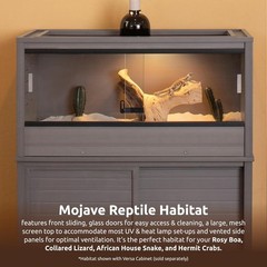 New Age Pet ECOFLEX 36″ Wide Medium Reptile Habitat for Snakes Tortoises