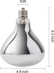 125W Self-Ballasted UVA UVB Sun Lamp for Reptiles – Ensures Healthy Habitat