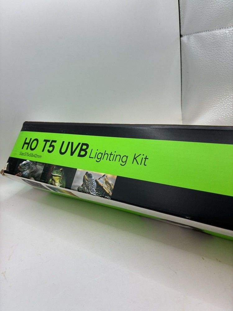 T5 10.0 UVB Reptile Light HO Combo Kit, 22” UVB Light Adjustable Bri…24W