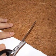 MIOHNAN Natural Coco Coir Fiber Liner Roll Sheet, Coconut Fiber Pad, Coconut …